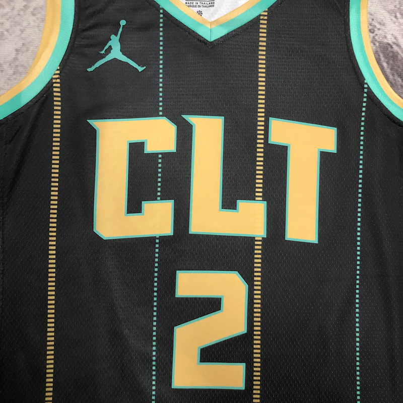 2023 NBA Charlotte Hornets (2 BALL) Basketball Jersey
