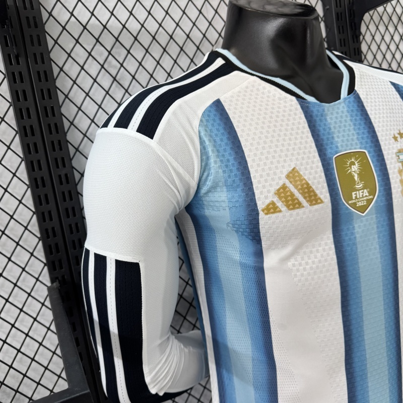 Player 2026 Argentina Home Long sleeves Football jersey