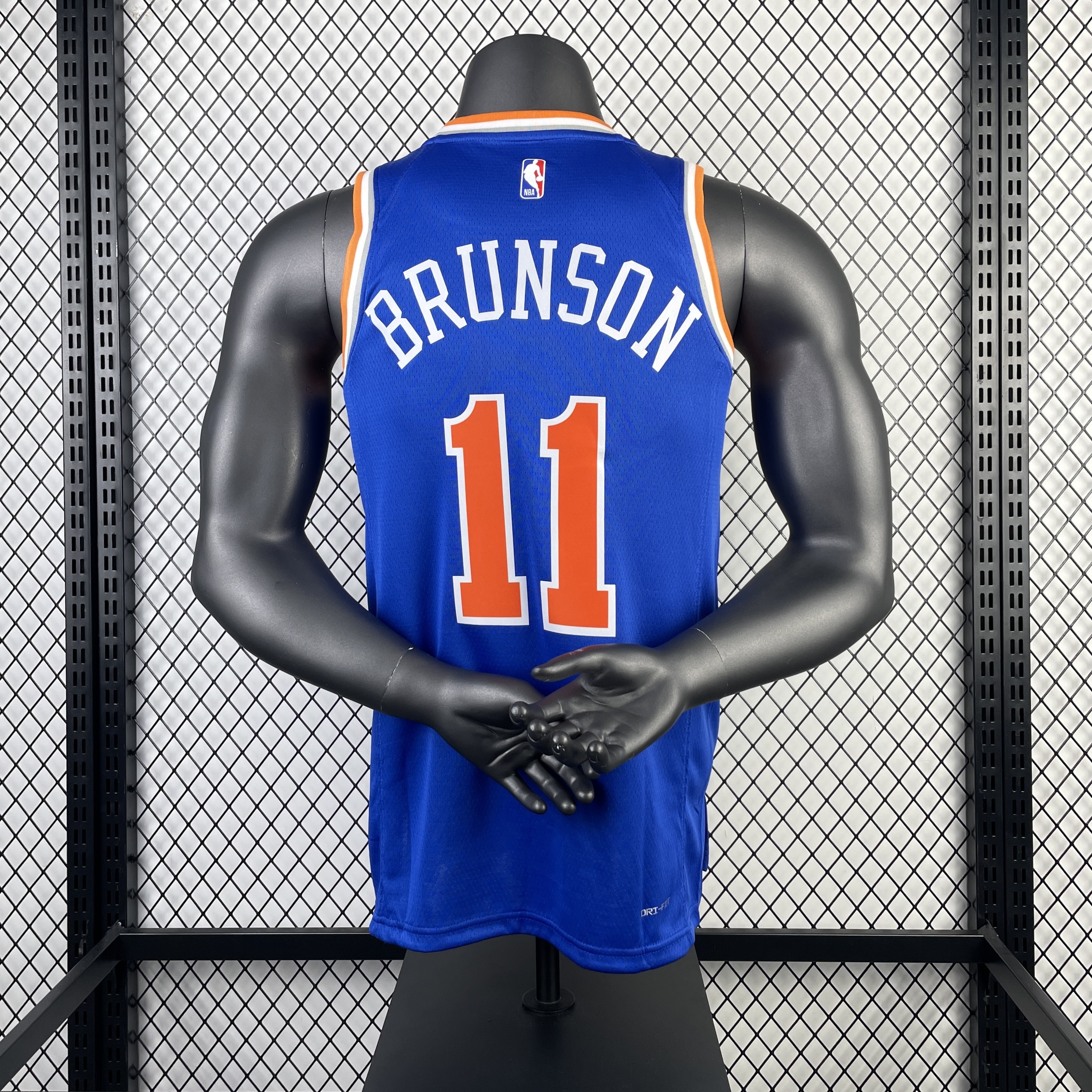 23 Season New York Knicks Away Blue 11 BRUNSON