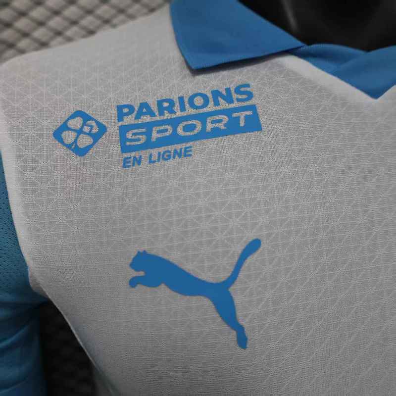 Player 2025-26 Marseille Home White football jersey