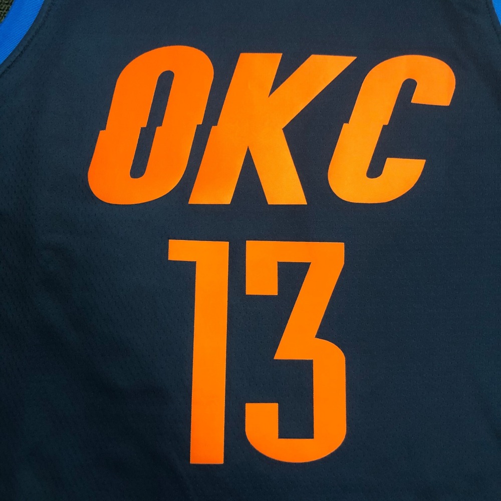 Oklahoma City Thunder Blue Stripe 13 George