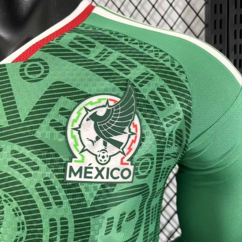 Player 2026 Mexico Home Long sleeves Football jersey