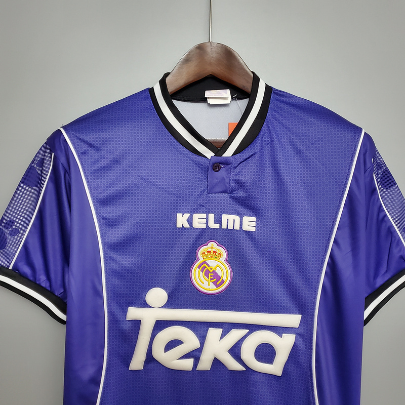 Retro Real Madrid 97-98 away Football jersey retro