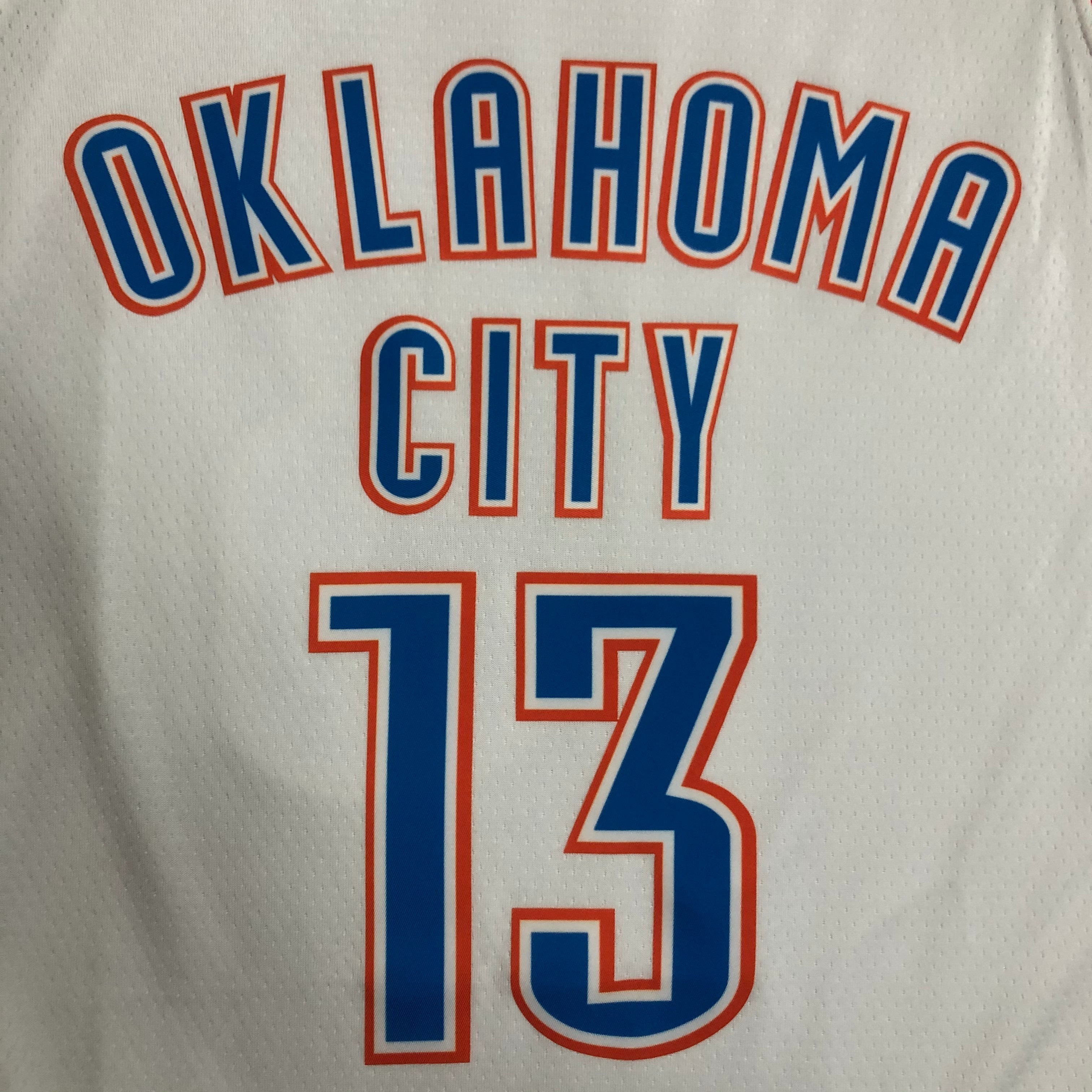 Oklahoma City Thunder White 13 Harden