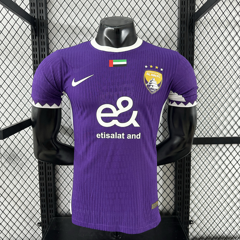 Player 2025-26 Al Ain Home Football jersey Al-Ain