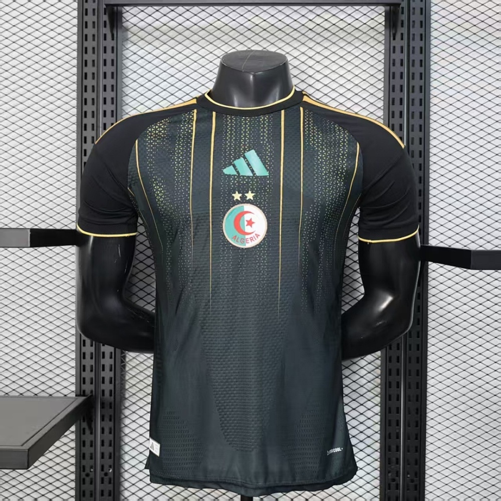 Player 2026 Algeria black Football jersey
