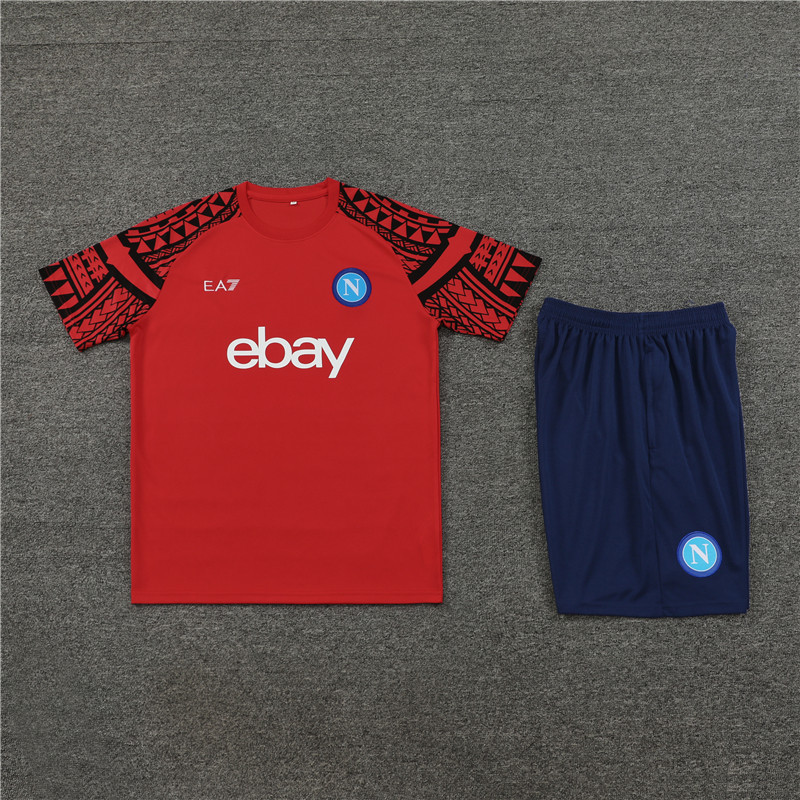 23-24-Short Sleeve Training Jersey Naples Red