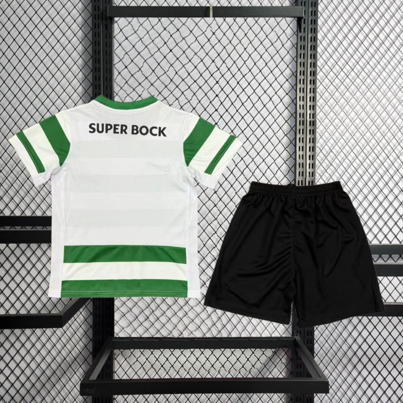 2025-26 Sporting Home Kids football jersey