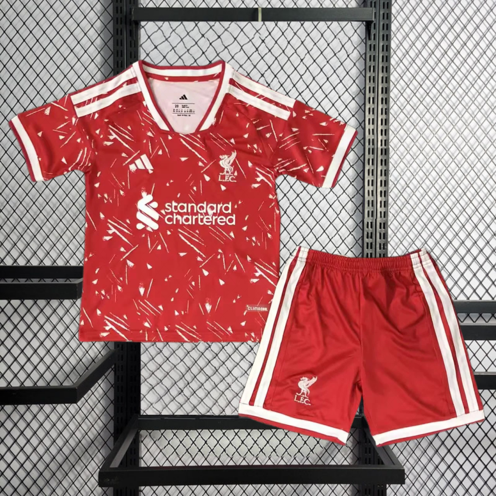 2026-27 Liverpool Home Kids Football jersey