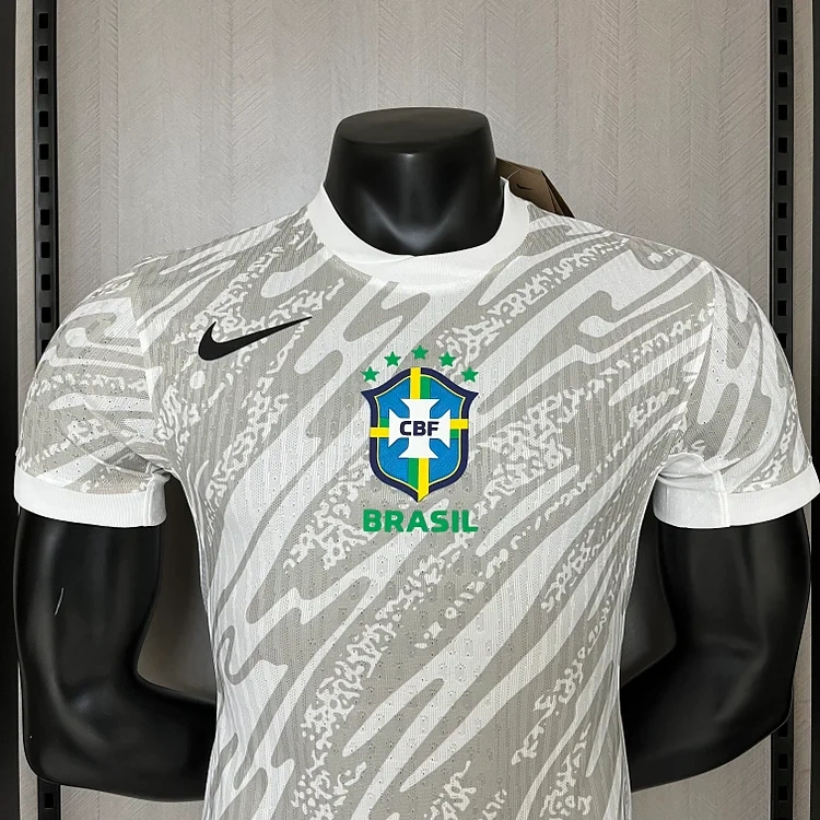 Player Edition 2024-25 Brazilian Goalkeeper White  Vini Jr ENDRICK RICHARLISON Football jersey