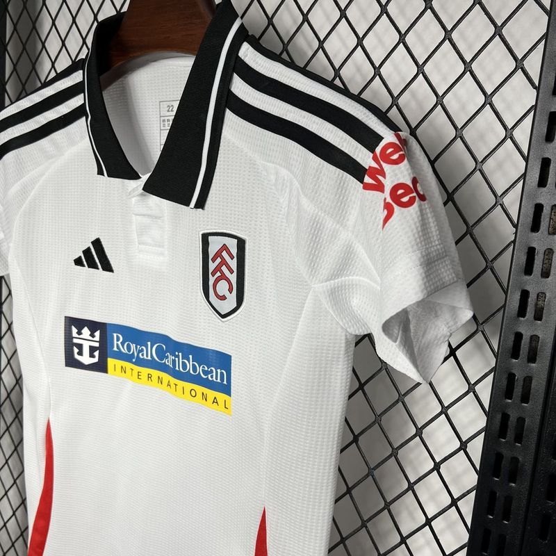 2024-25 Fulham Home Kids Kit Football jersey