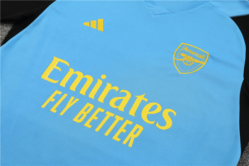 23-24 Arsenal blue short-sleeved training shirt