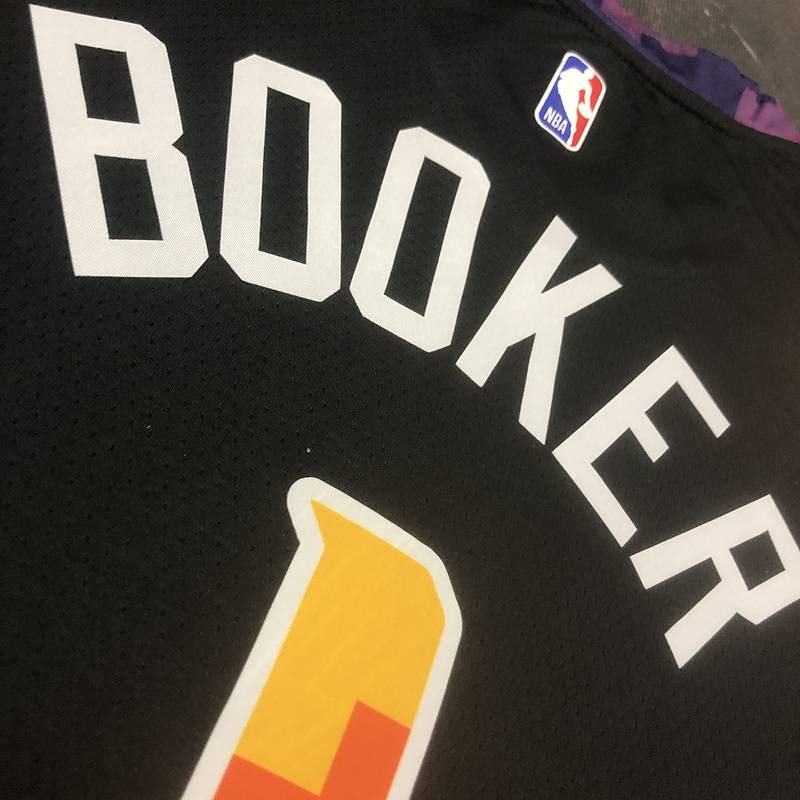 2023 NBA Phoenix Suns 1 BOOKER Basketball Jersey