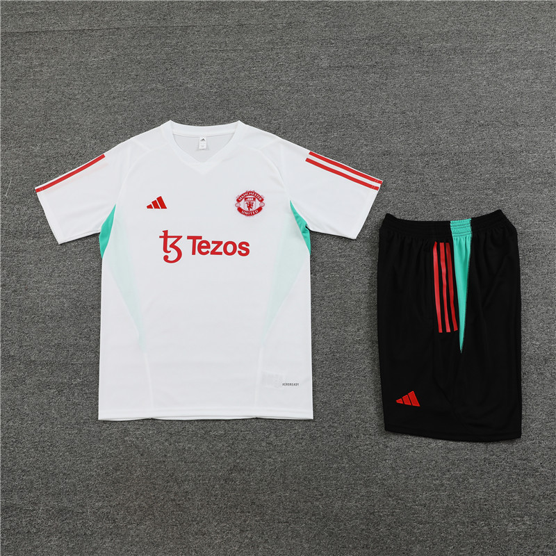 23-24 Manchester United short-sleeved training suit