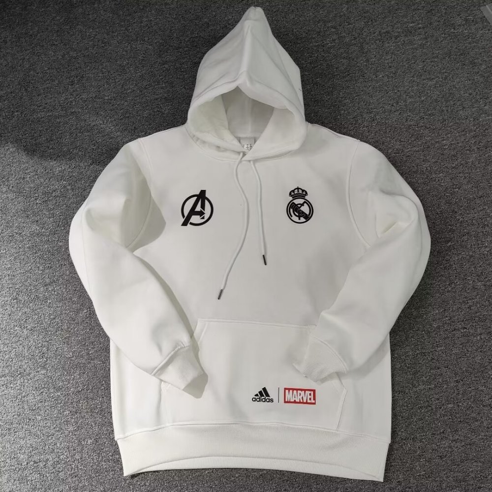 2024/25 Real Madrid White Casual Sweater