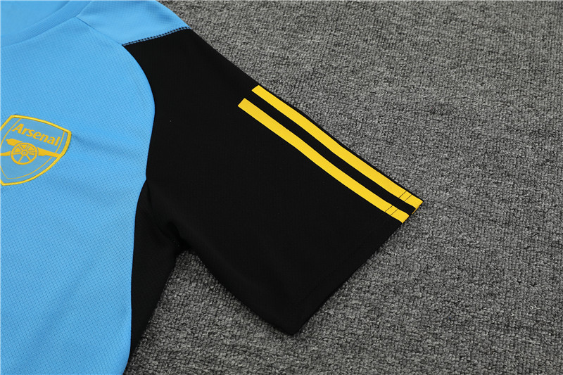 23-24 Arsenal blue short-sleeved training shirt