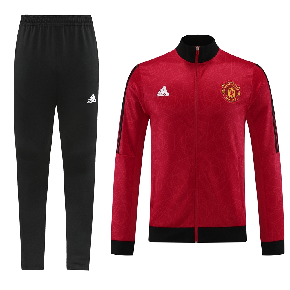 23-24 Manchester United 08 red jacket suit