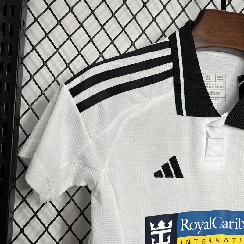 2024-25 Fulham Home Kids Kit Football jersey