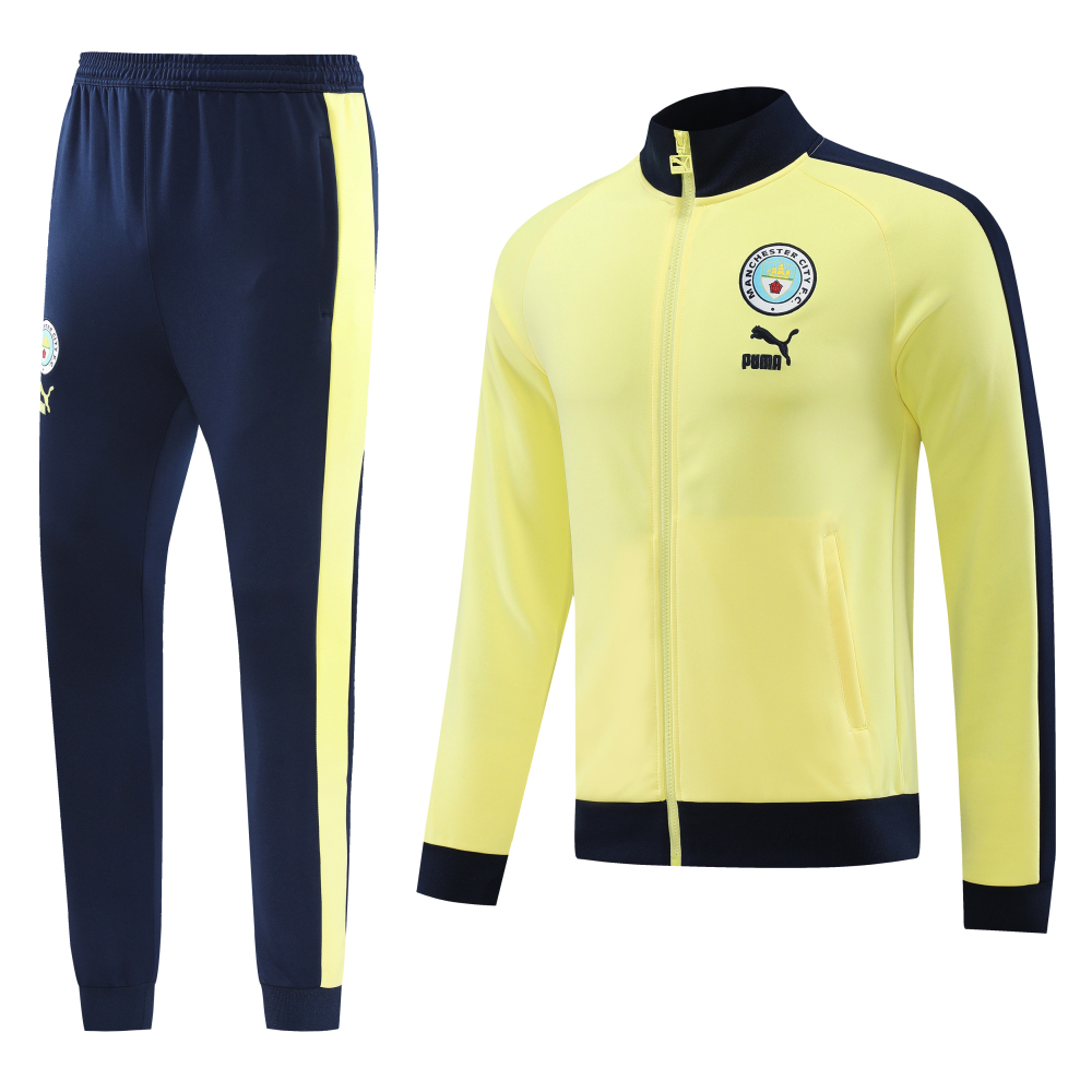 23-24 Manchester City Yellow Jackets Suit