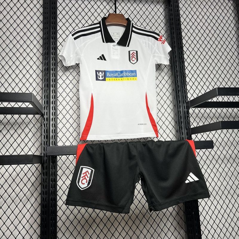 2024-25 Fulham Home Kids Kit Football jersey