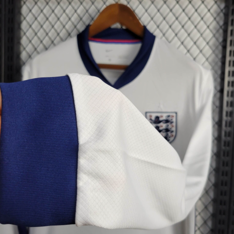 2024-25 England Home Long Sleeve  KANE RICE MAGUIRE Football jersey