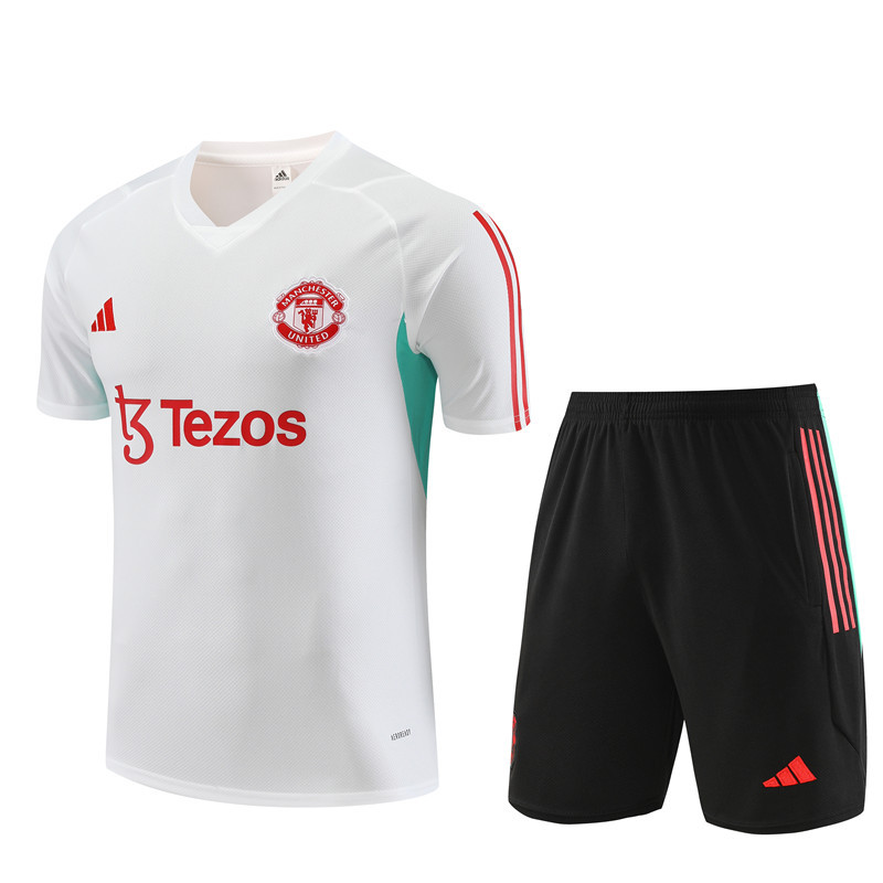 23-24 Manchester United short-sleeved training suit