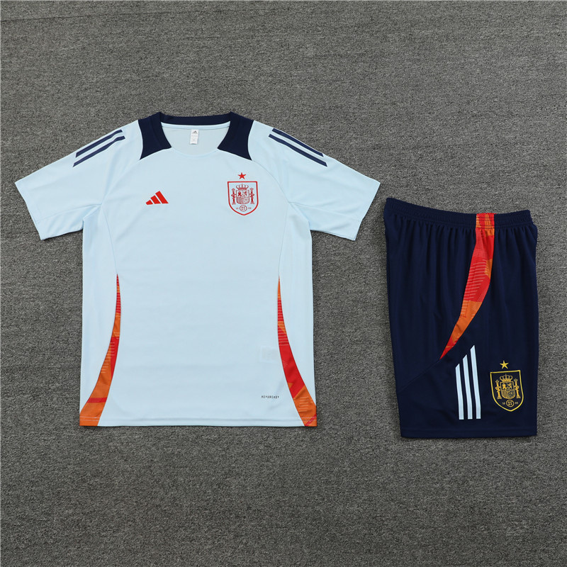 2024-25 Spain Short-sleeved training clothese