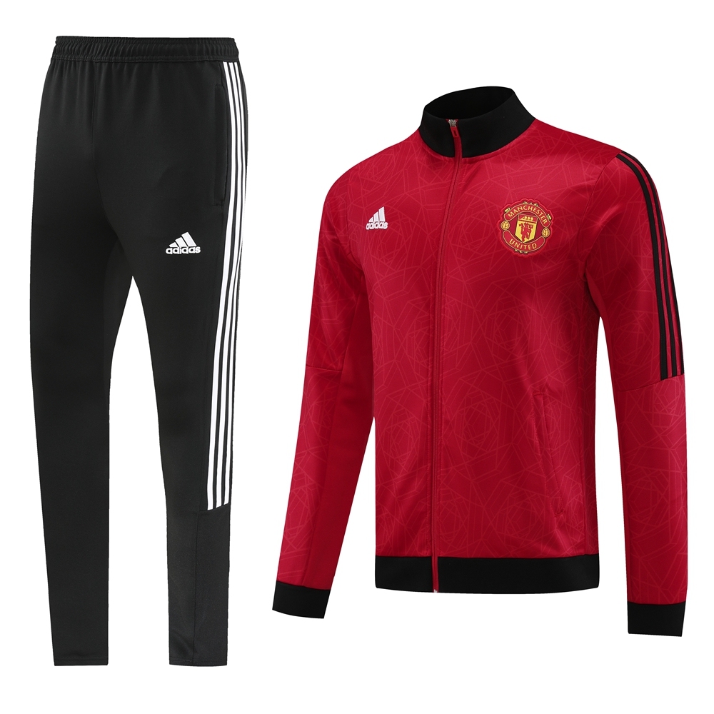 23-24 Manchester United 08 red jacket suit