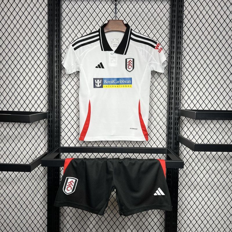 2024-25 Fulham Home Kids Kit Football jersey
