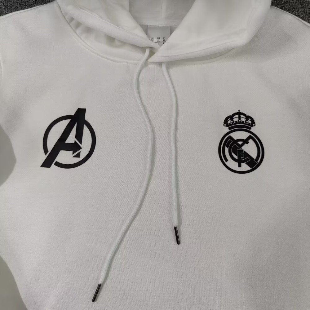 2024/25 Real Madrid White Casual Sweater