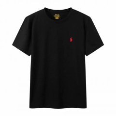 Black with red logo，