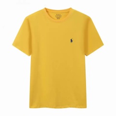 Yellow with navy logo，