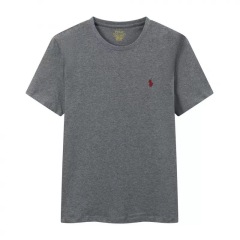Dark grey with red logo，