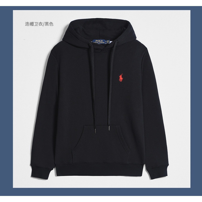 Ralph Lauren Unisex Pure Cotton Pullover Hoodie RL-032