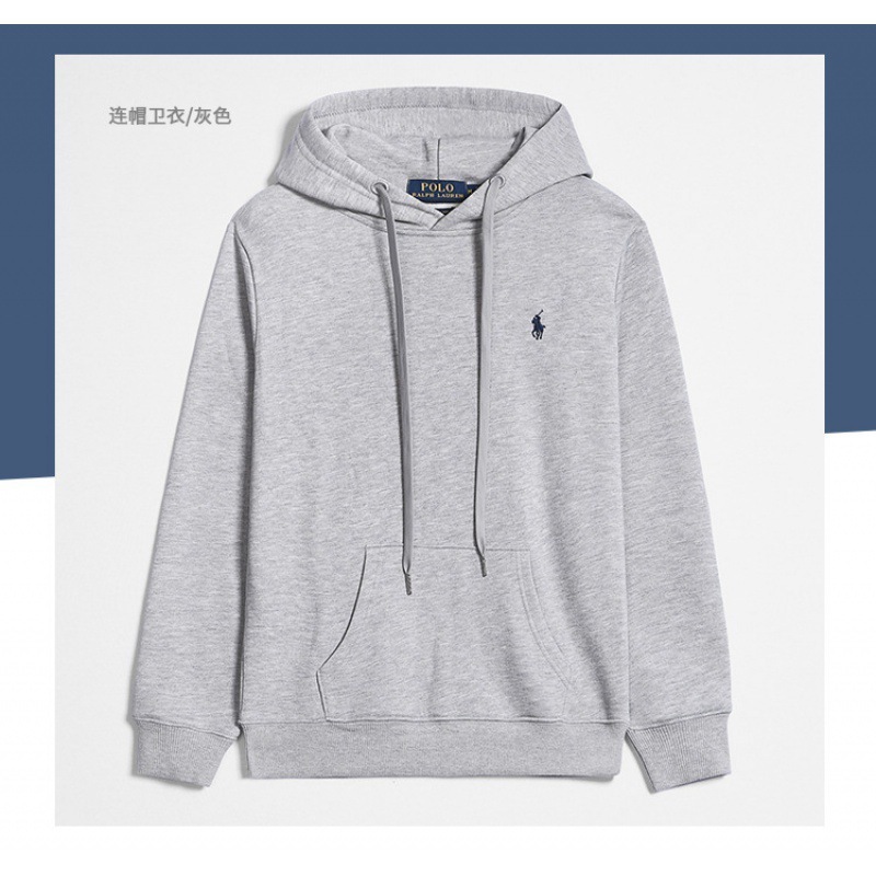 Ralph Lauren Unisex Pure Cotton Pullover Hoodie RL-032