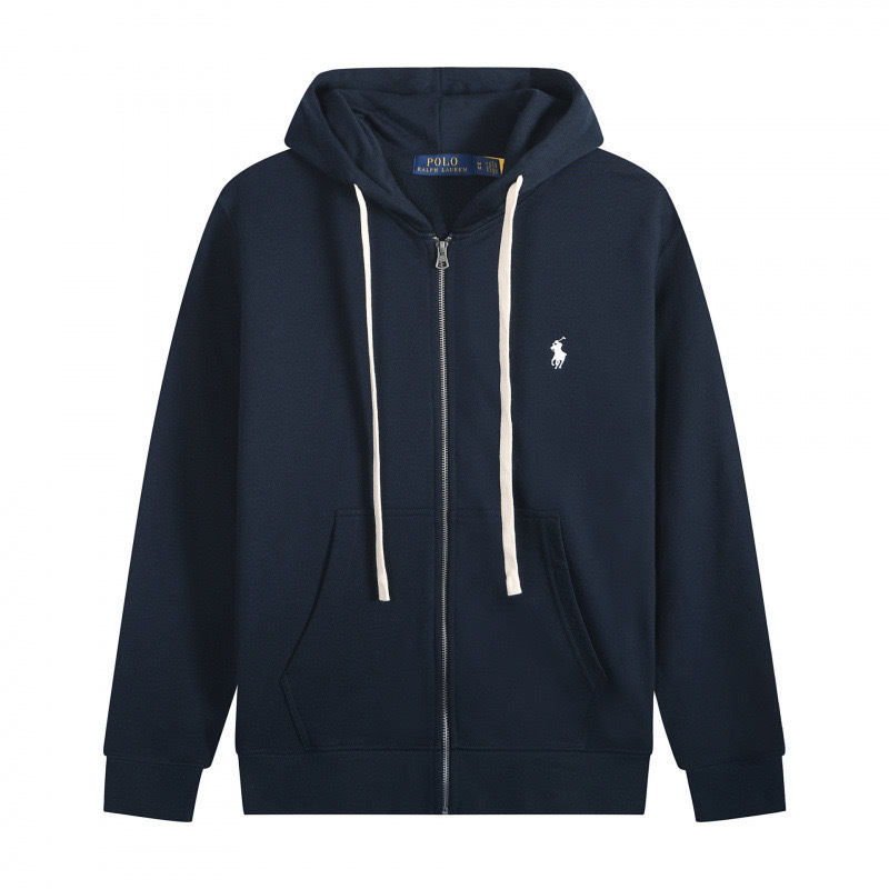 Ralph Lauren Unisex Pure Cotton White Rope Hoodie RL-035