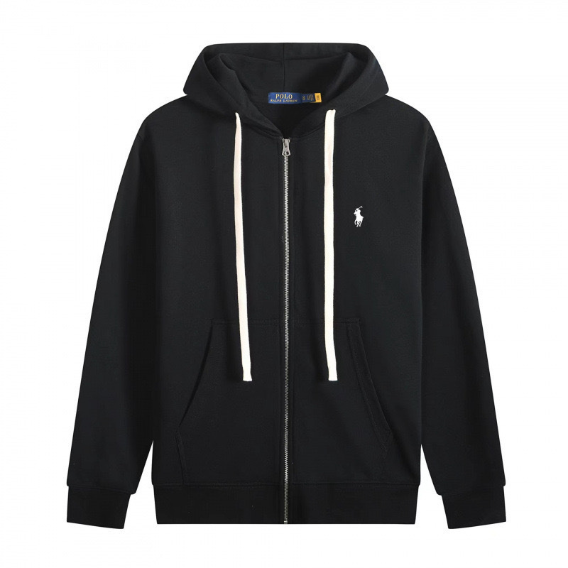 Ralph Lauren Unisex Pure Cotton White Rope Hoodie RL-035