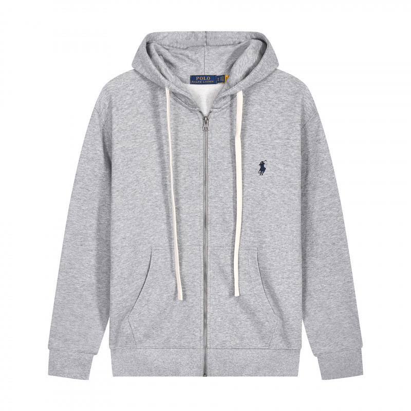 Ralph Lauren Unisex Pure Cotton White Rope Hoodie RL-035