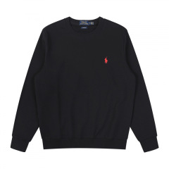 Black with red logo，