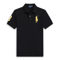 Black with yellow logo