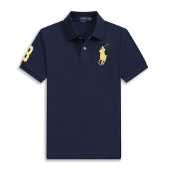 Navy with yellow logo