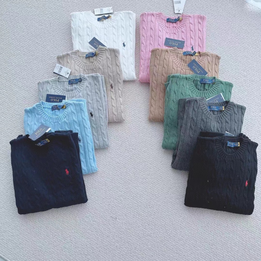 Ralph Lauren Unisex Pullover Cotton Sweater RL-022