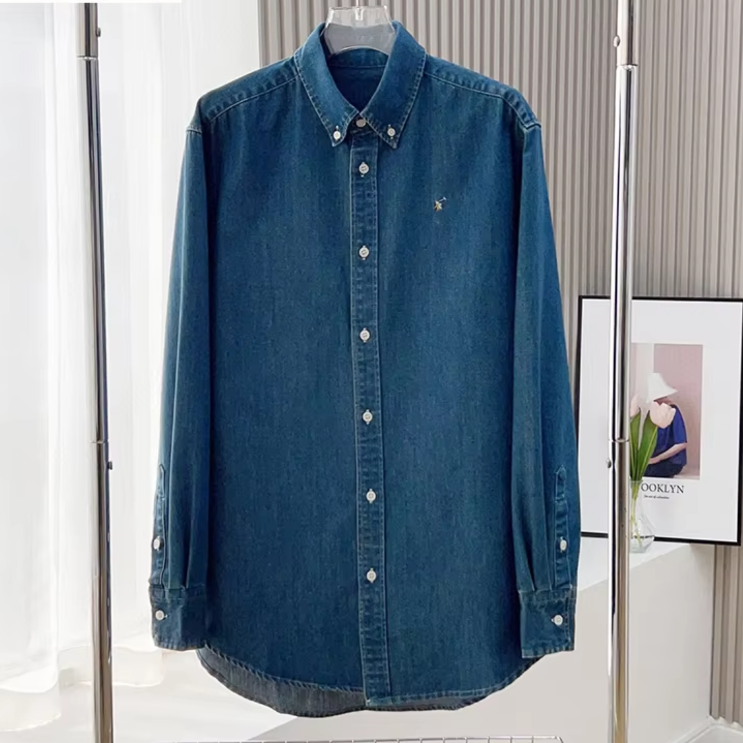 Ralph Lauren Unisex Pure Cotton Denim Shirt RL-017