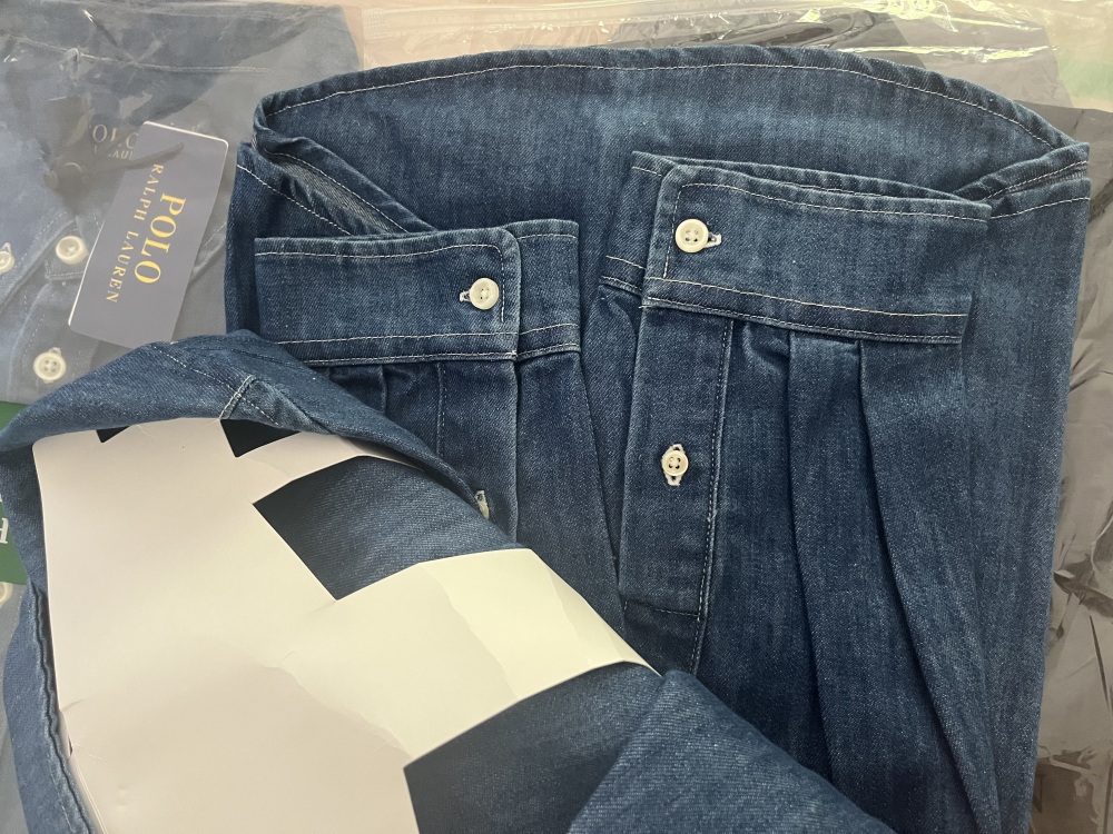 Ralph Lauren Unisex Pure Cotton Denim Shirt RL-017
