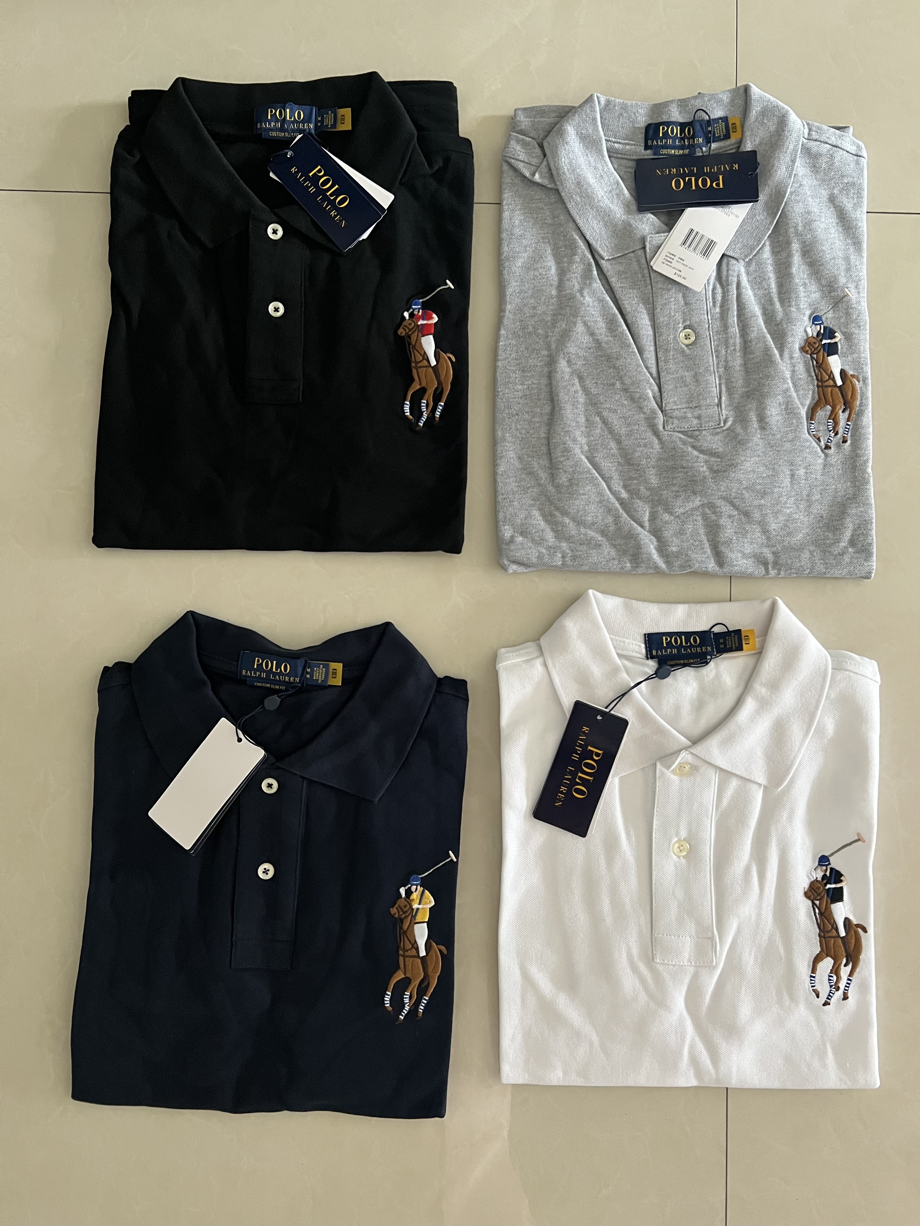 Ralph Lauren Unisex 100% Cotton Polo Shirt #RL-007