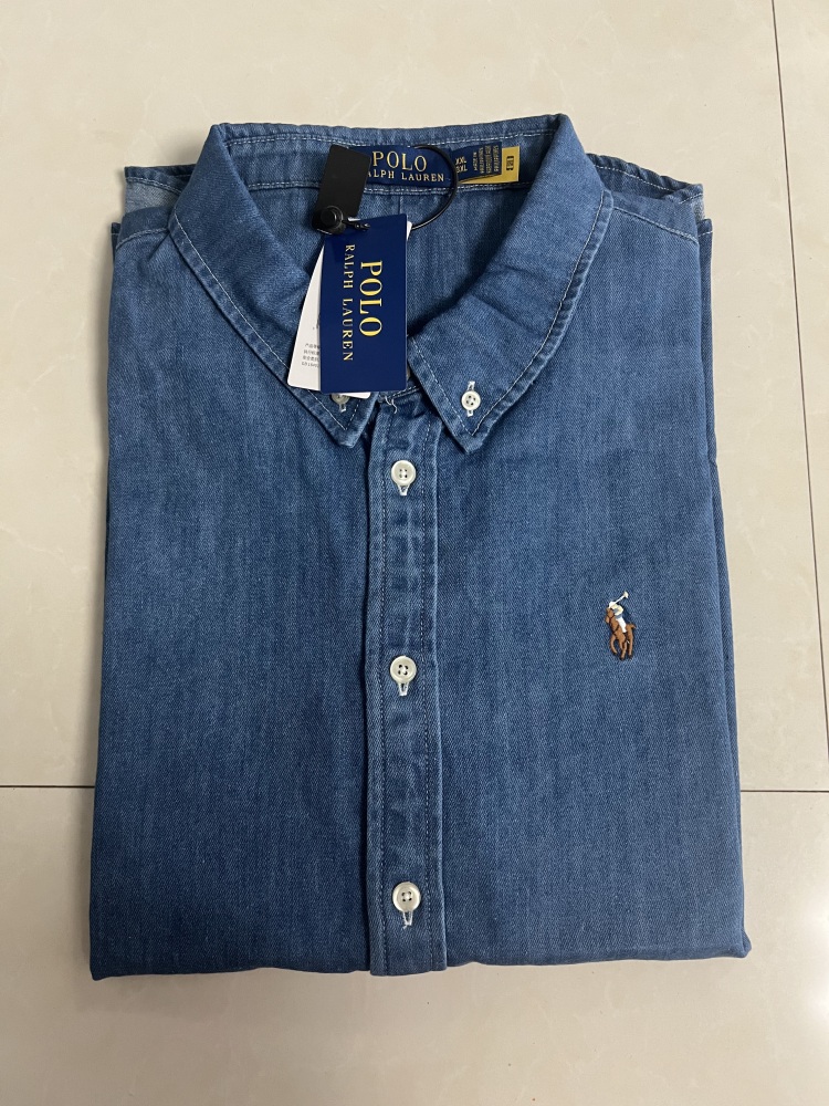 Ralph Lauren Unisex Pure Cotton Denim Shirt RL-017