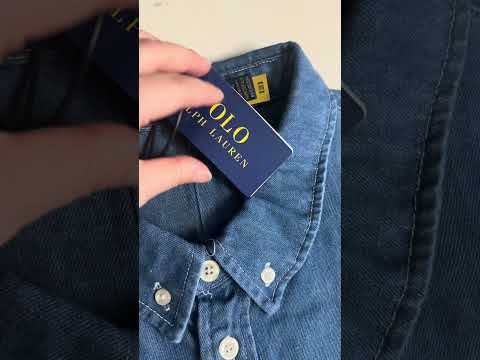 Ralph Lauren Unisex Pure Cotton Denim Shirt RL-017