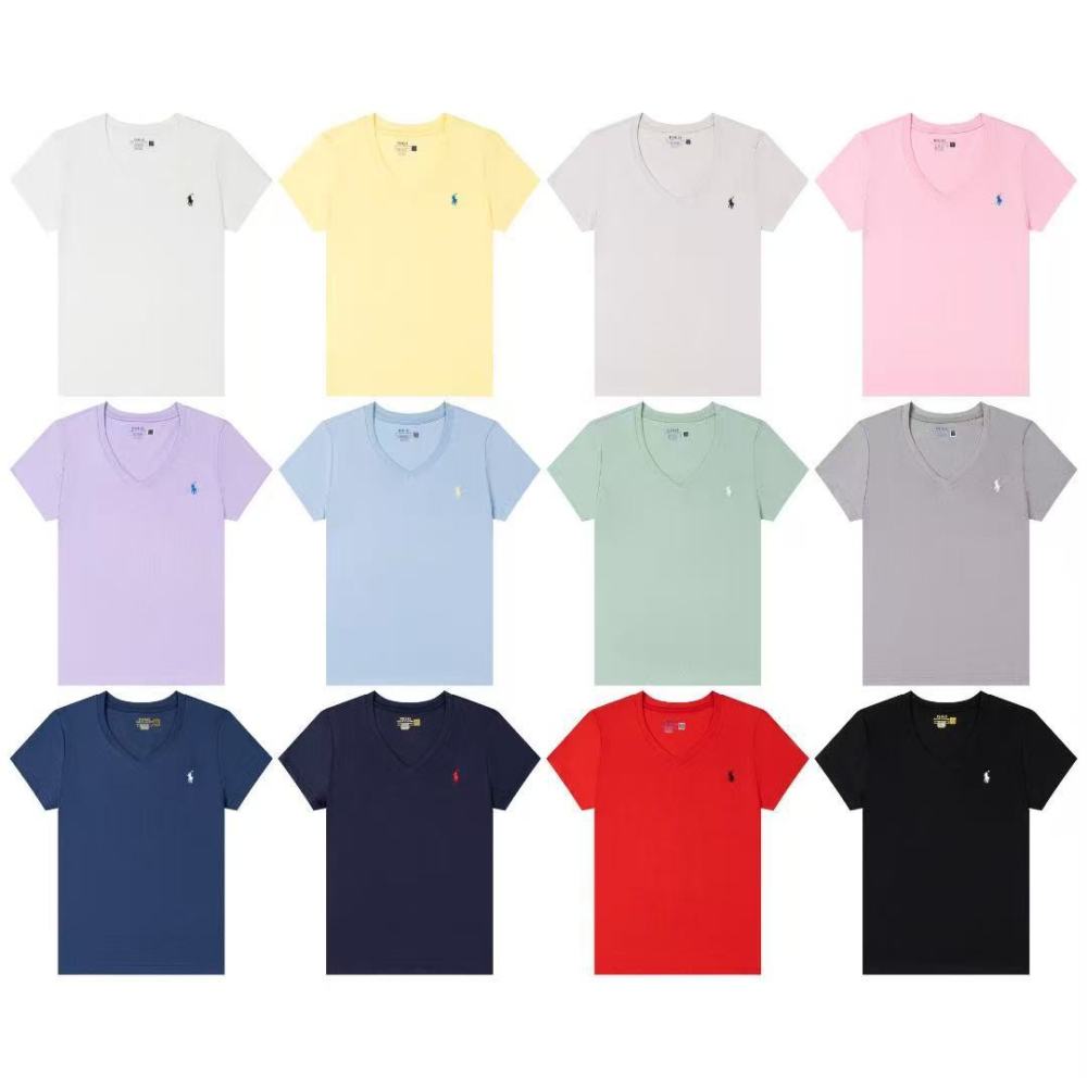 Ralph Lauren Women V-neck T-shirt #RL-021