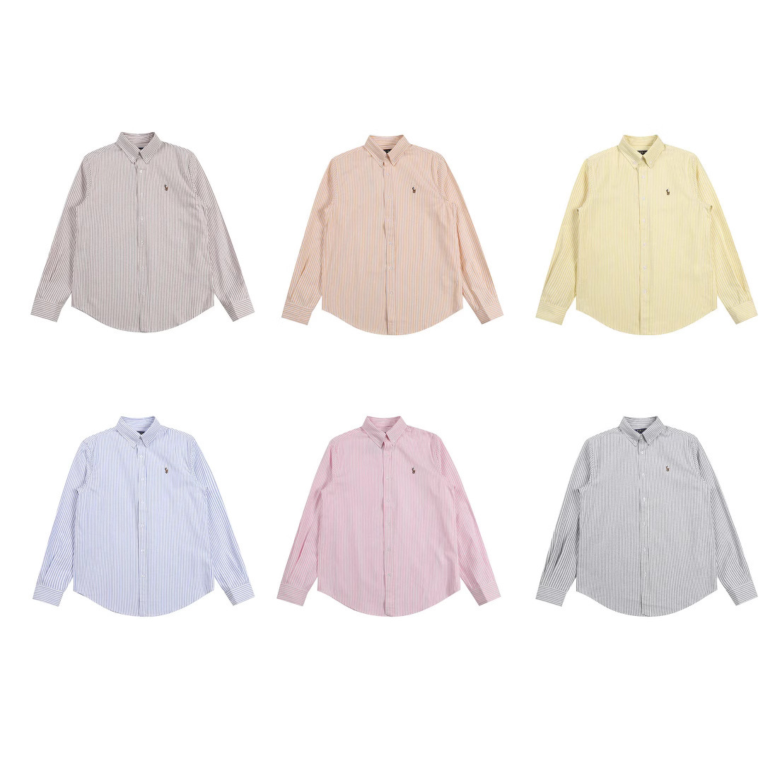 Ralph Lauren Unisex 100% Cotton Striped Shirt RL-039