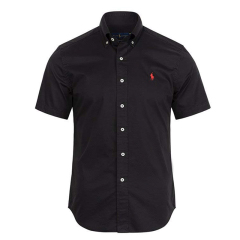Black with red logo
